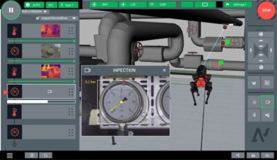 Install inspection robot with ANYbotics user interface