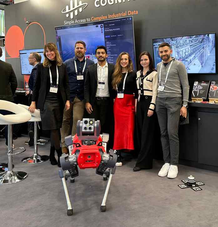 ANYbotics and Cognite showcased their partnership at the ENLIT Europe event in Paris in November 2023.