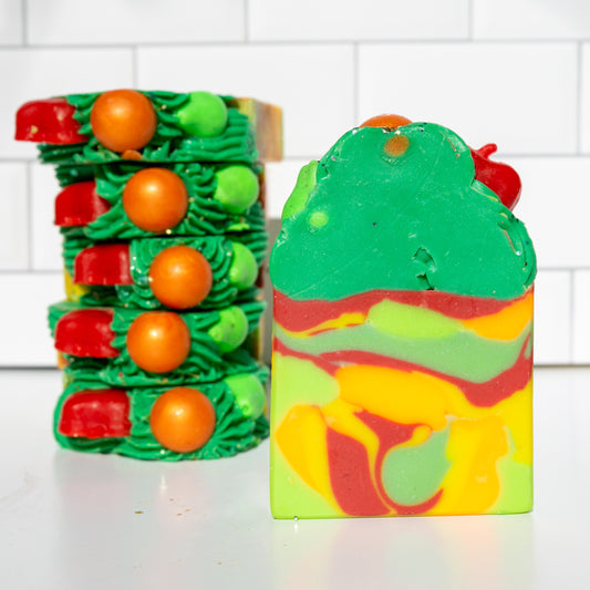 Island Fruit Trees Frosted Soap